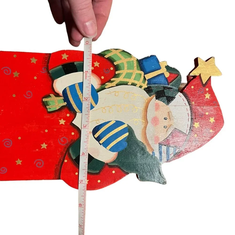 Boutique wooden santa
