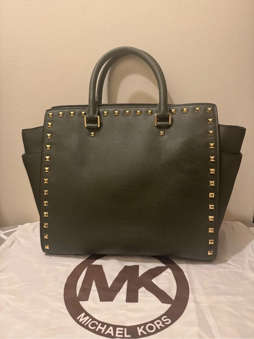 Michael Kors structured saffiano