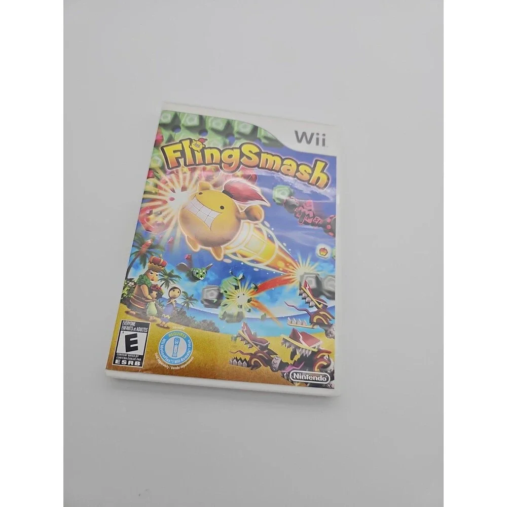 Nintendo Wii FlingSmash Manual Included Multiplayer Action & Adventure E