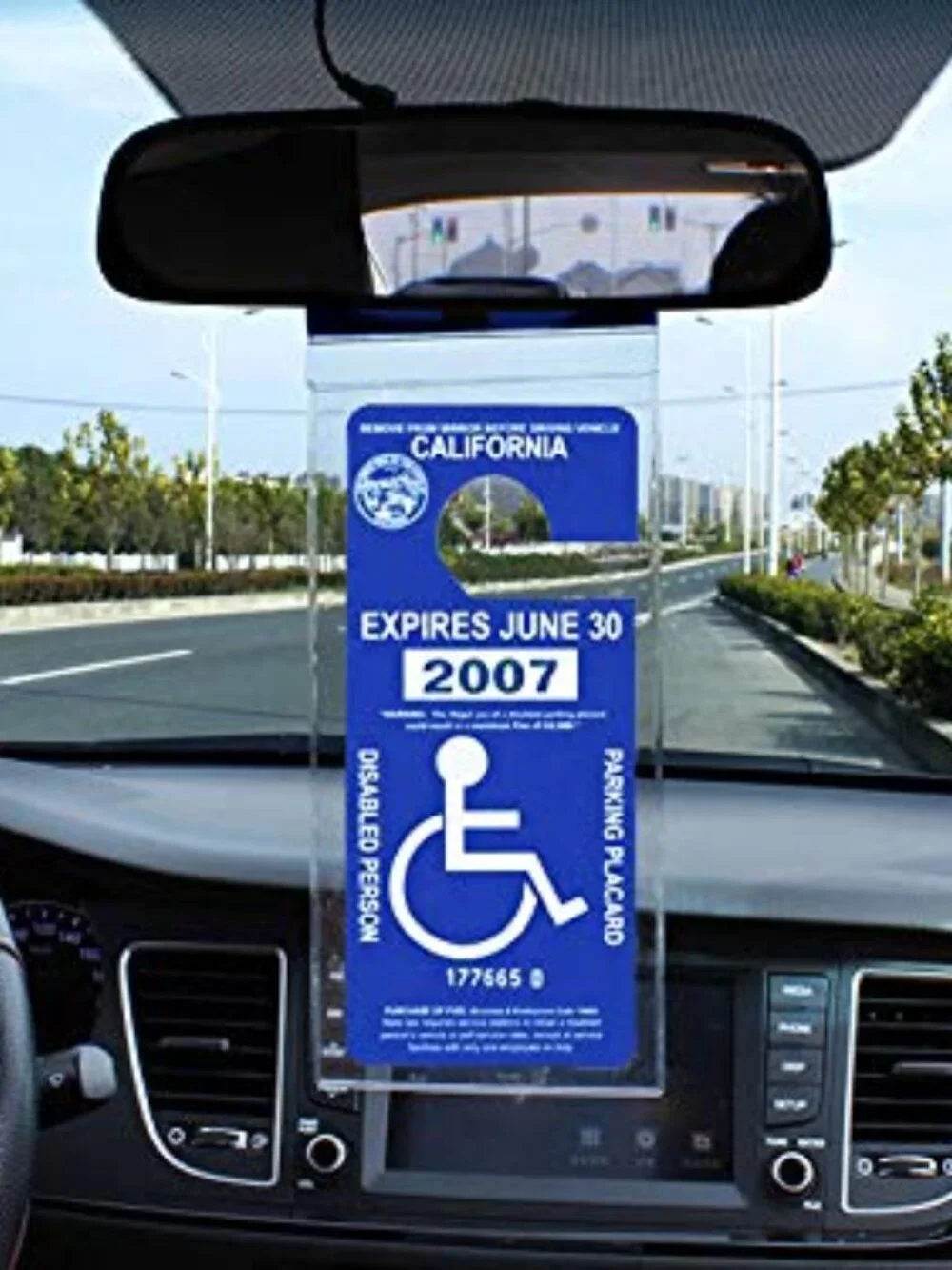 N/A handicapped placard