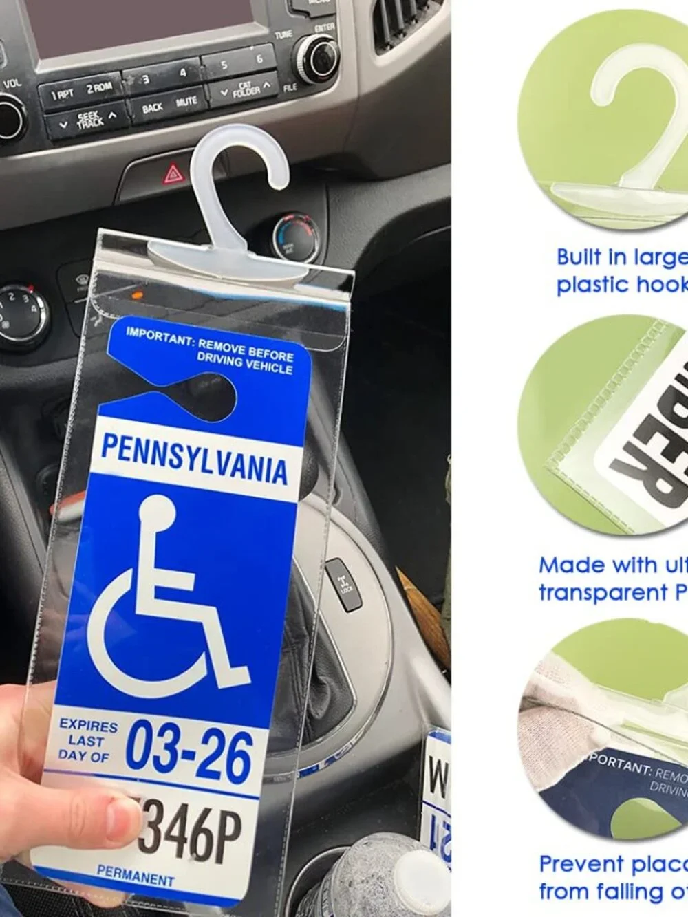 N/A handicapped placard