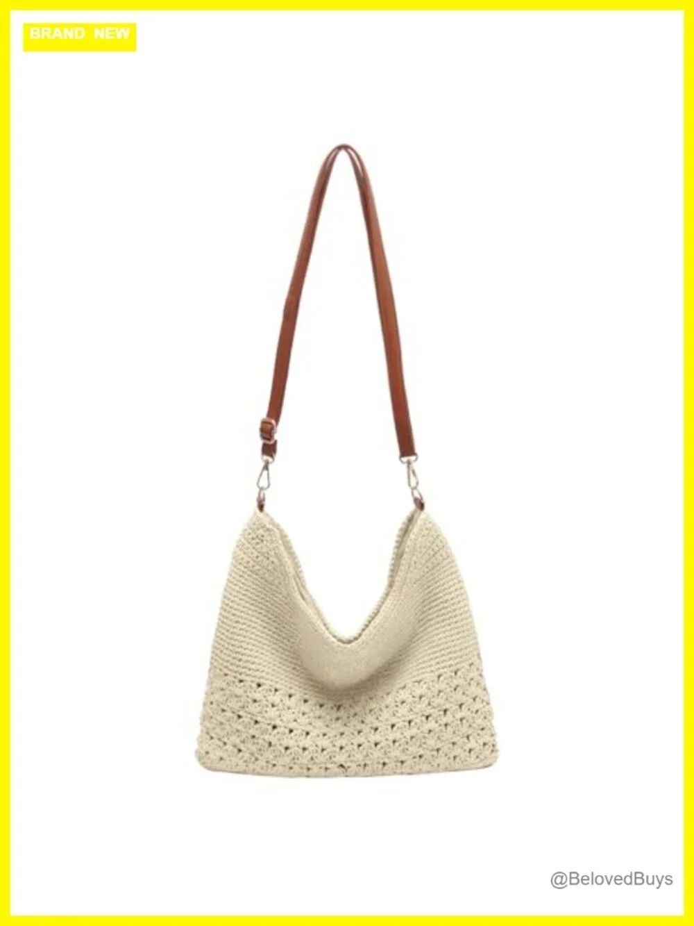 Crochet Purse for Women Beach Bag Crossbody Shoulder Hobo Handbag