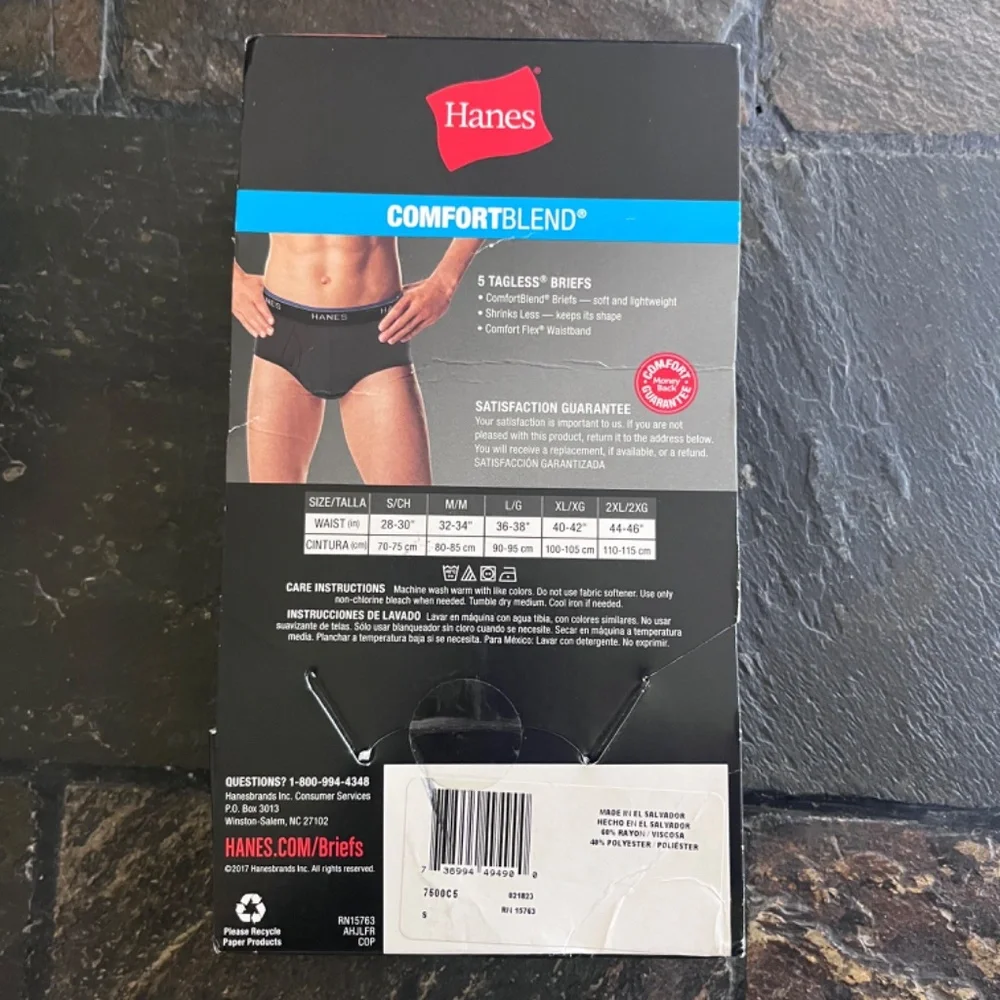 Hanes tagless briefs