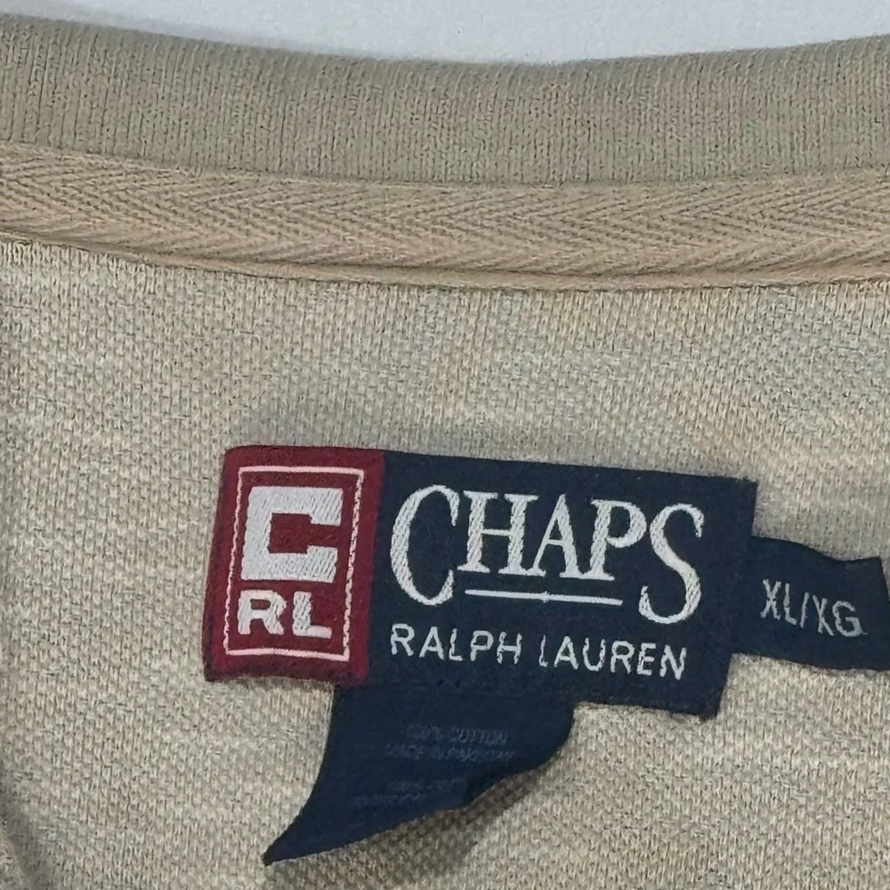Chaps Ralph‎ Lauren Beige Polo Shirt XL