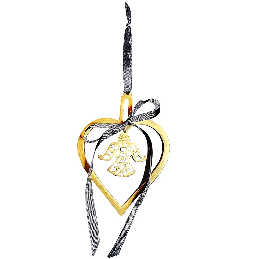 Vintage brass heart