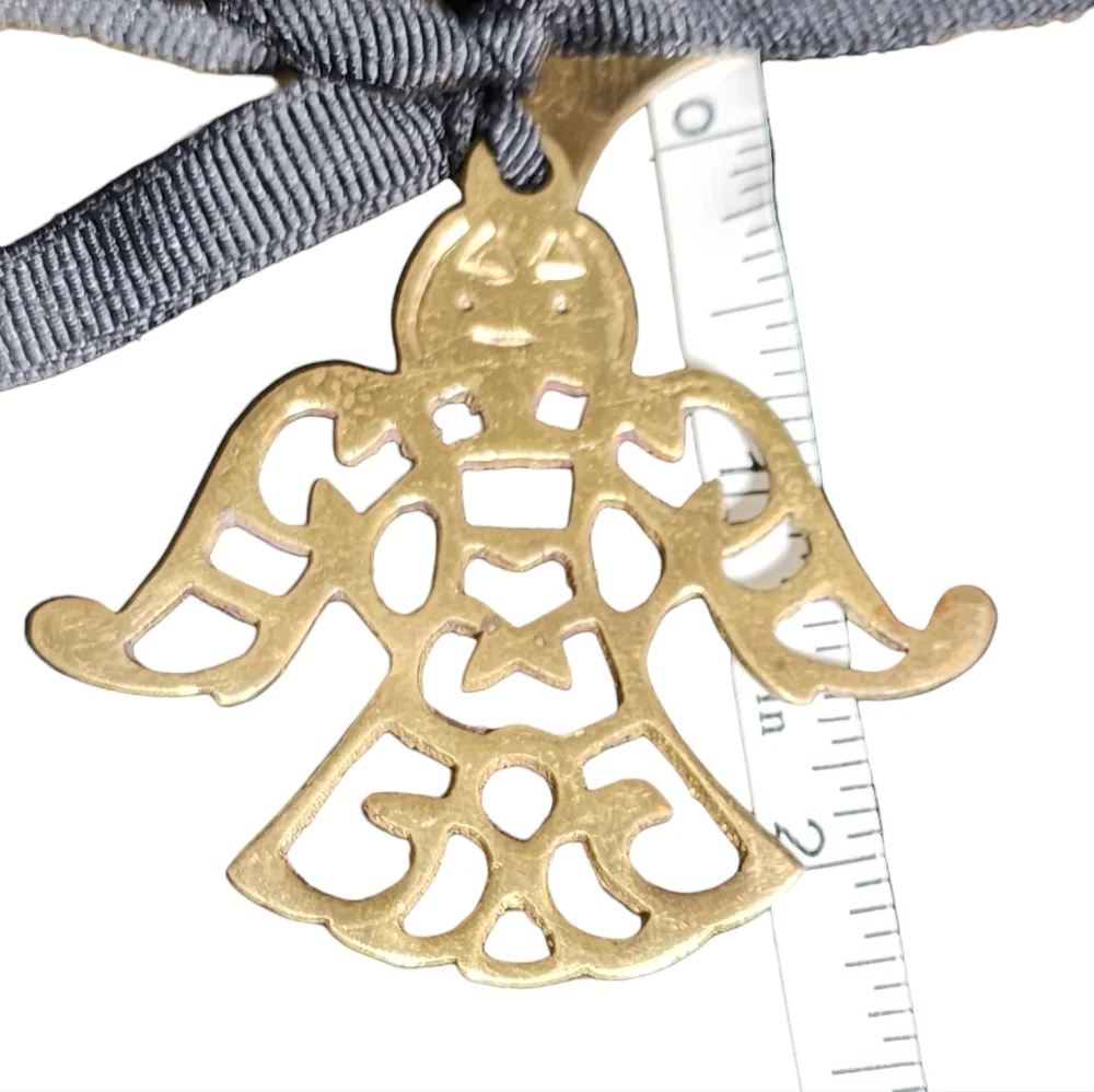 Vintage brass heart