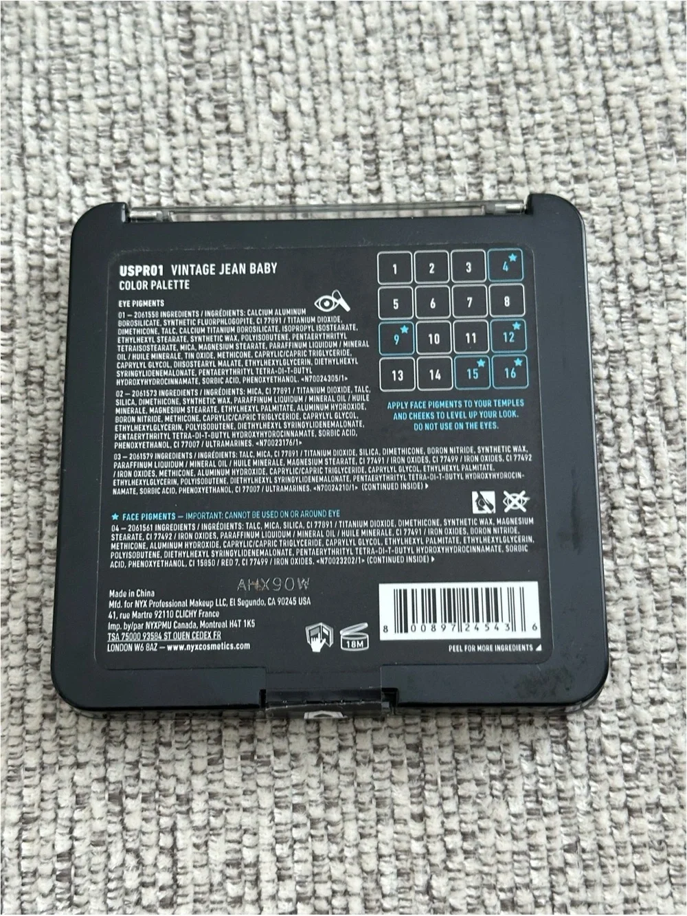 NYX lot professional