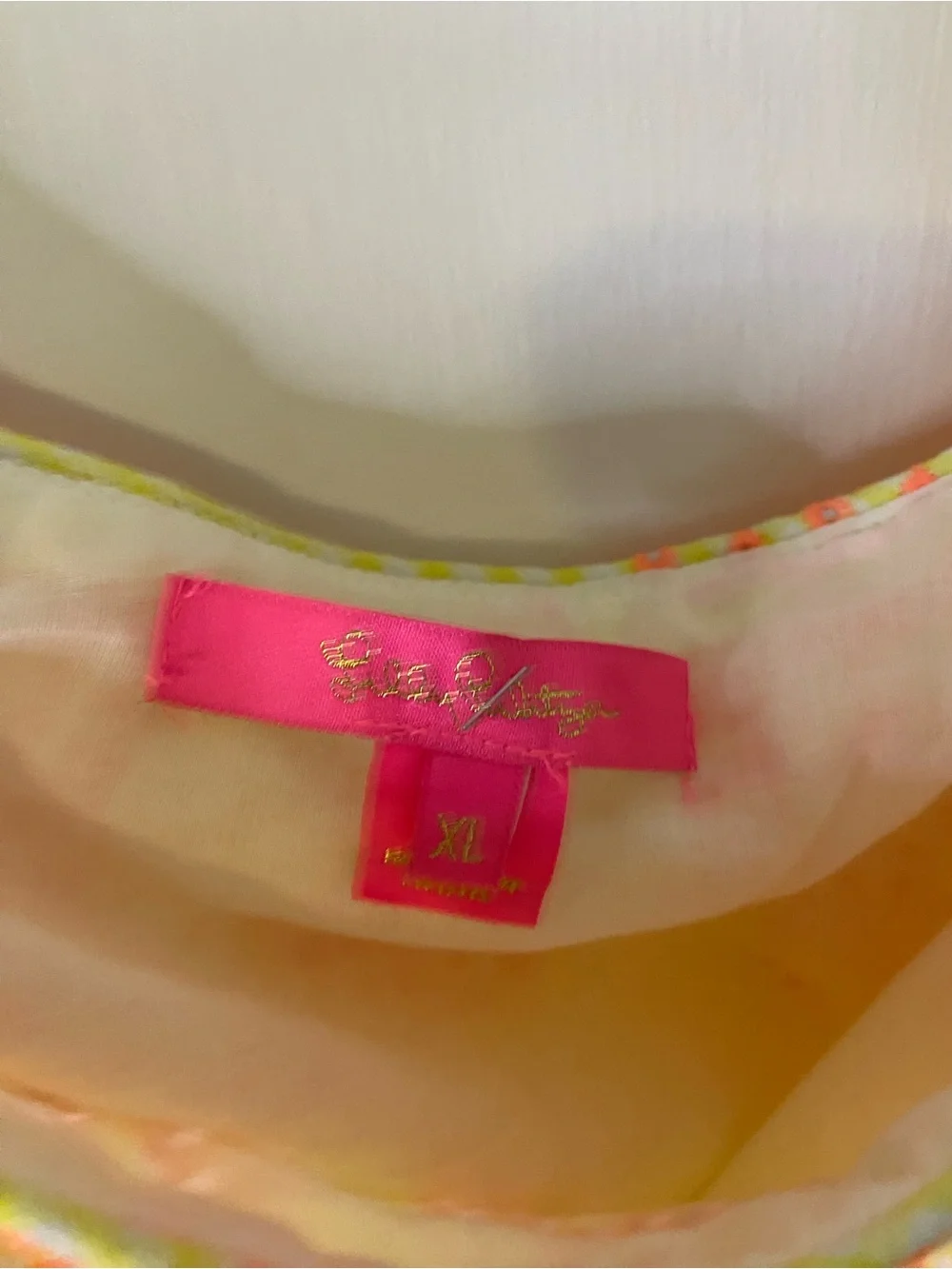 Lilly Pulitzer lightweight yellow