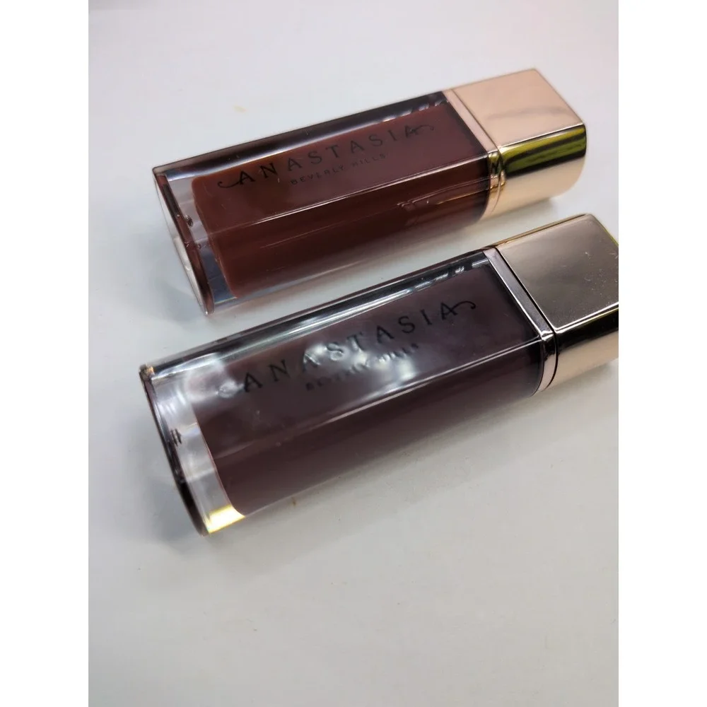 NEW LOT 2🥰Anastasia Beverly Hills Lip Velvet Crimson Blackberry Liquid Lipstick