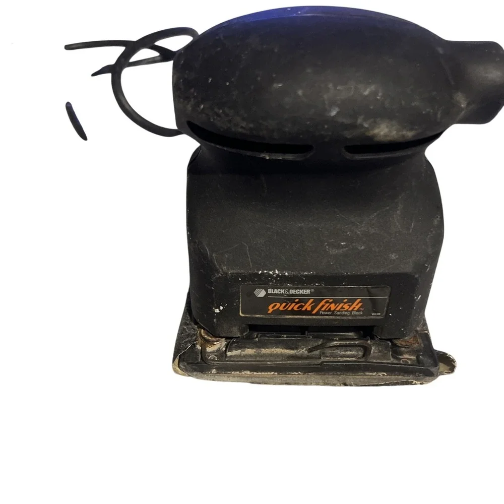 Black & Decker  Quick Finish Power Sanding Block 7441 Corded Electric‎ - Vintage