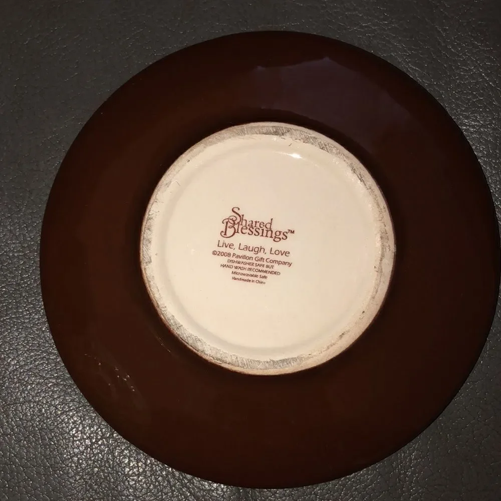 Shared Blessings saucer diameter