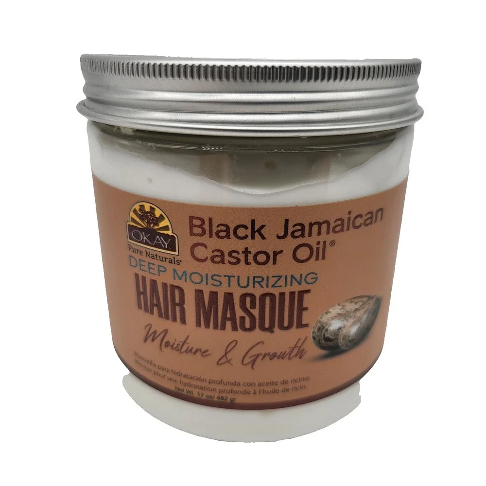 Poshmark Title: OKAY Black Jamaican Castor‎ Oil Hair Masque 17 oz