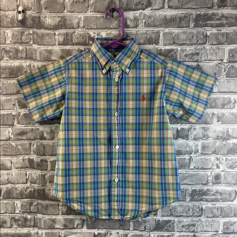 Ralph Lauren Kids Plaid‎ Shirt - Blue, Green, Yellow