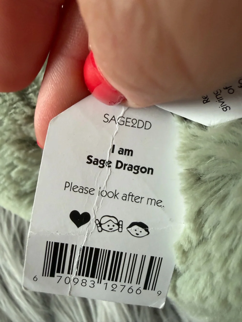 Jellycat large sage
