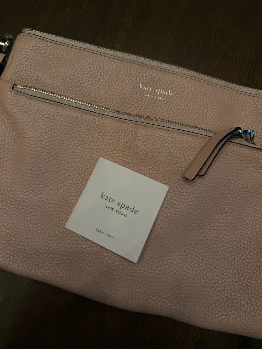 kate spade sleek pebbled
