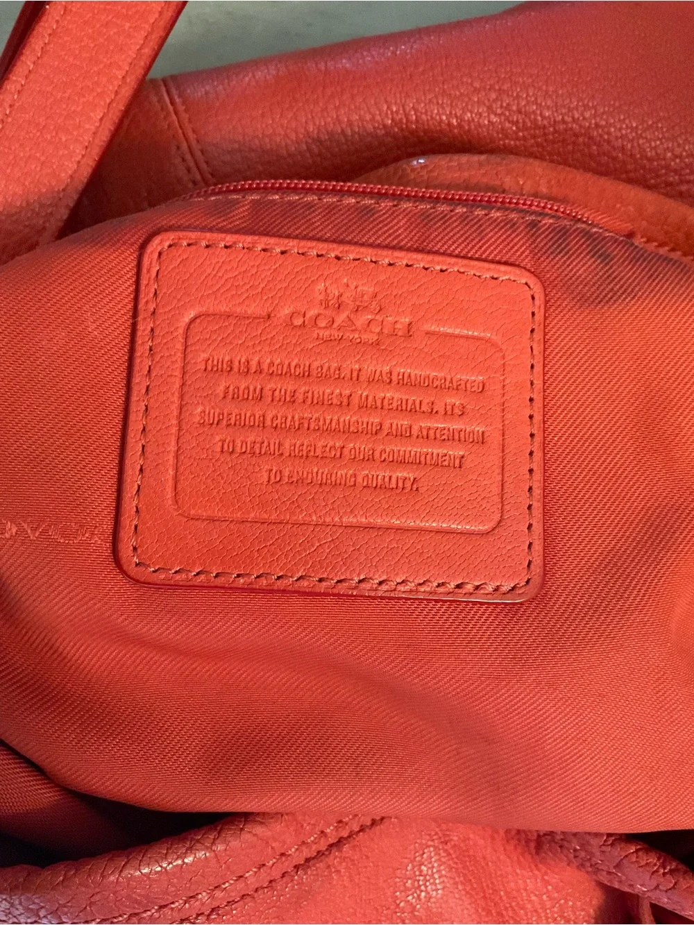 Coach logo drawstring refined