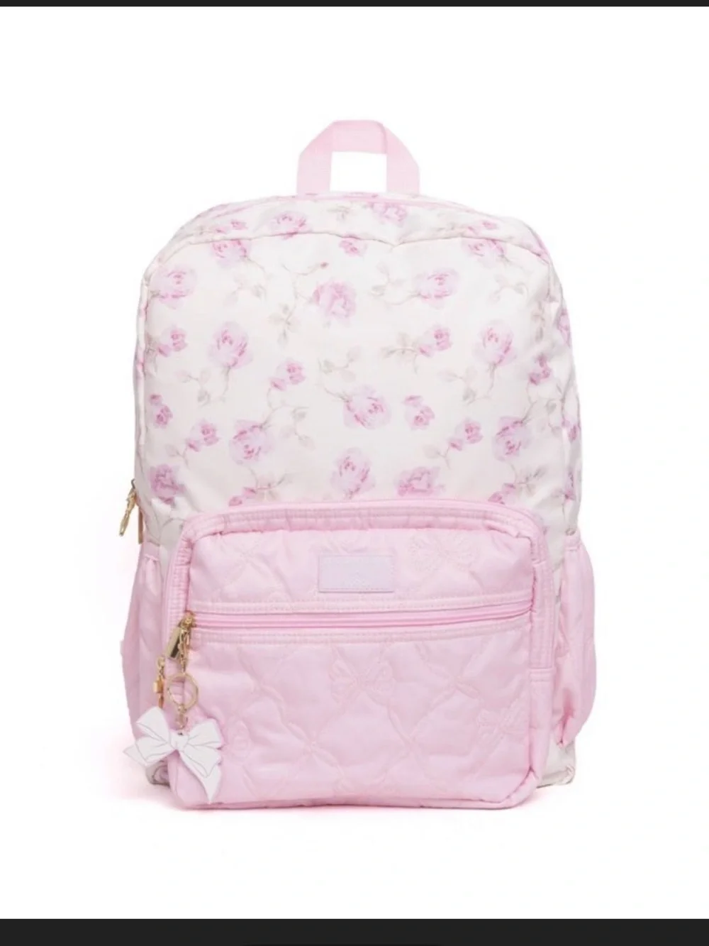 LoveShackFancy x Target - Yoobi Ribbon Rosa Backpack Sterling dusk