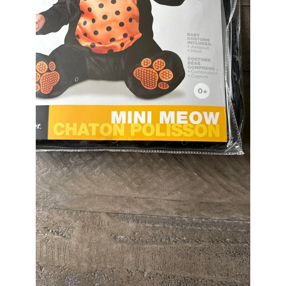 NWT 2B Incharacter Mini Meow Costume Size 12/18 months‎