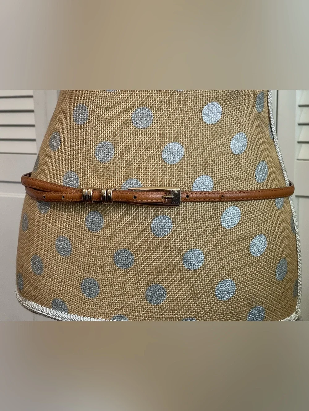 Vintage leather thin