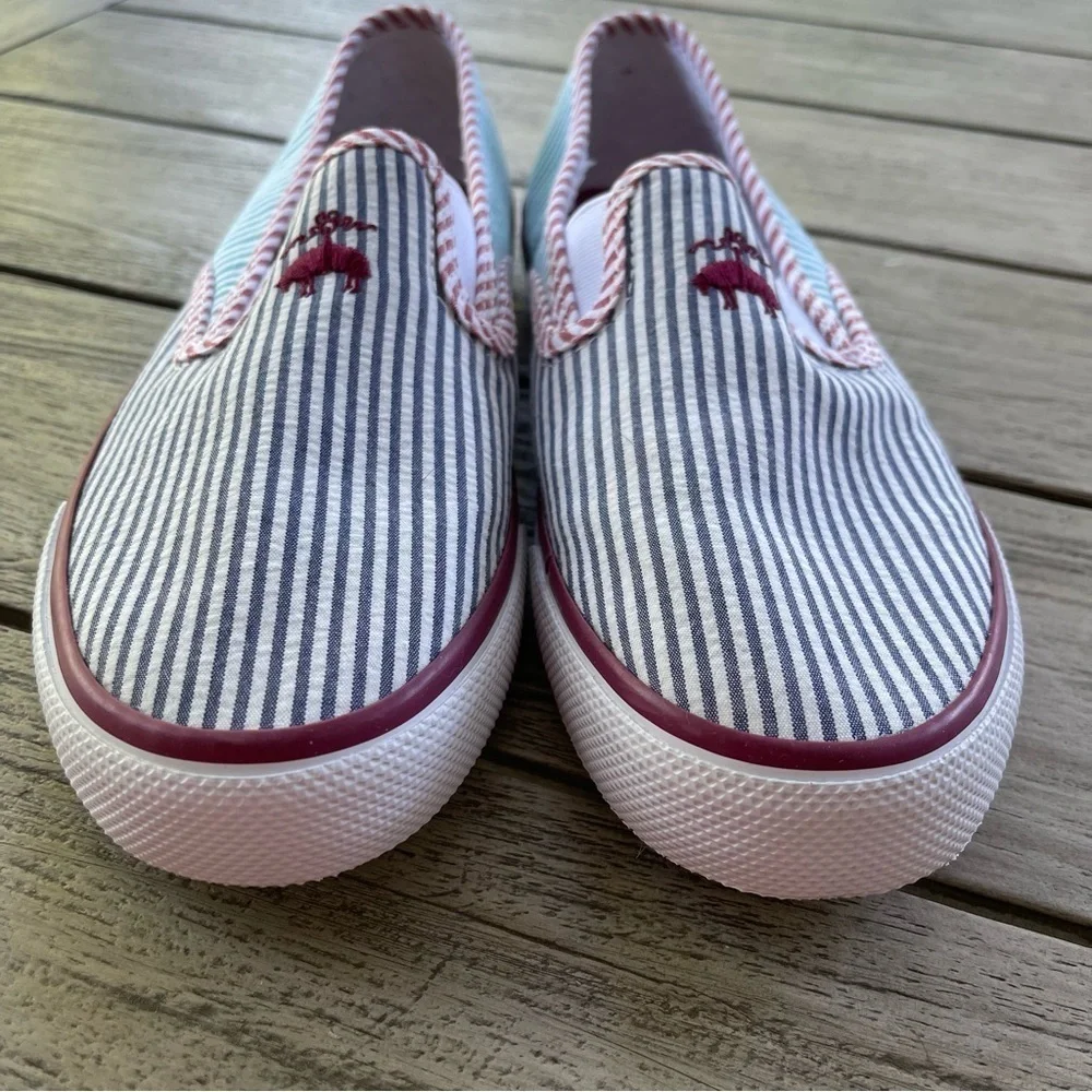 Brooks Brothers + Sperry pattern unisex fleece