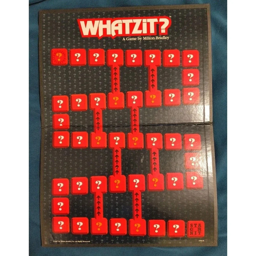 1987 WHATZiT? Board Game 100% Complete Milton Bradley