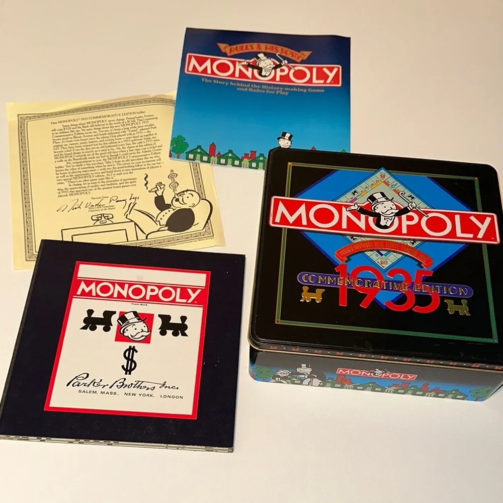 1935 COMMEMORATIVE EDITION MONOPOLY