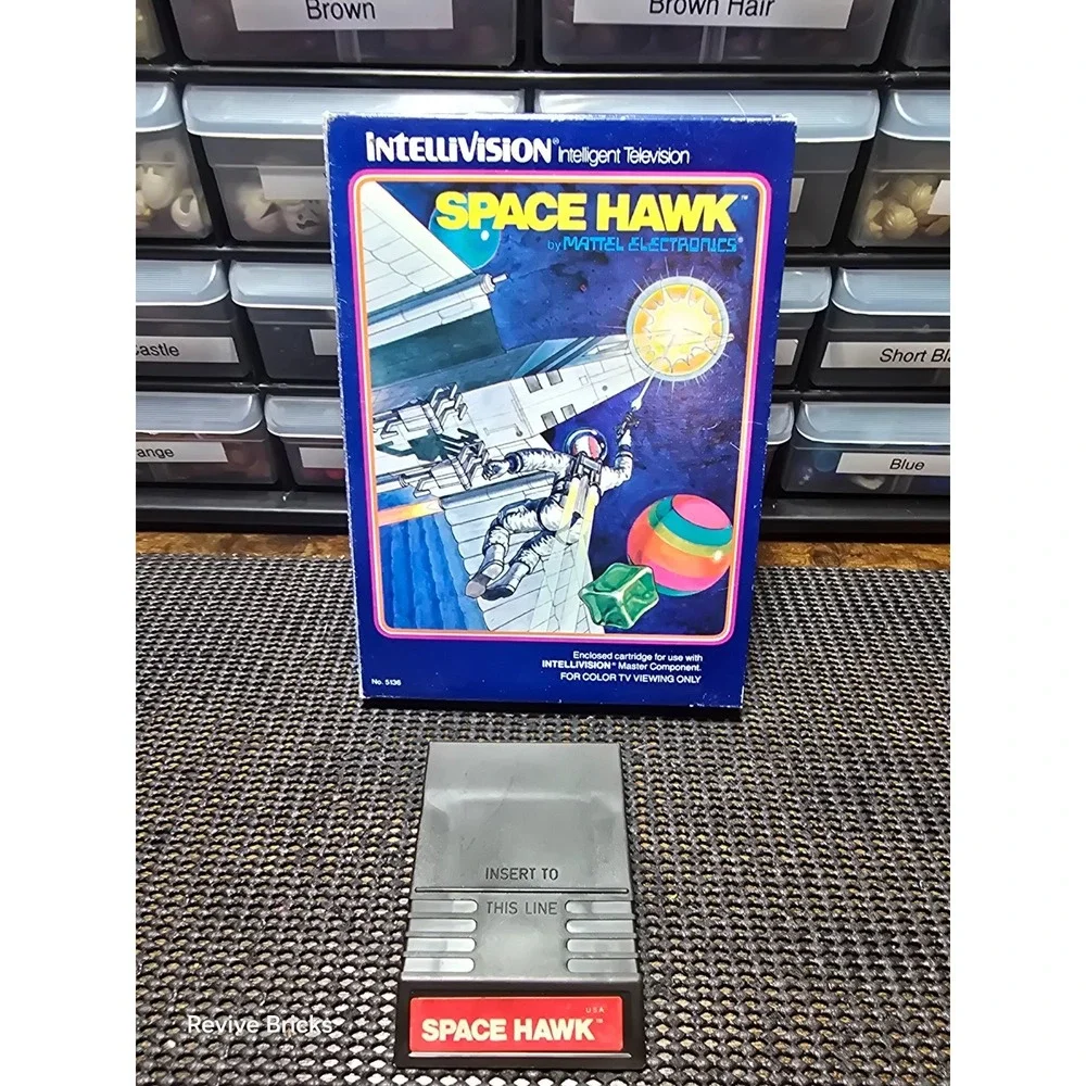 Space Hawk Intellivision (Mattel Electronics, 1981) Game &‎ Box Tested Working