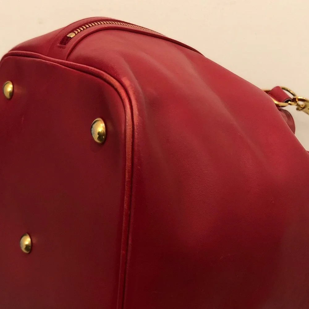 Saint Laurent luxurious red