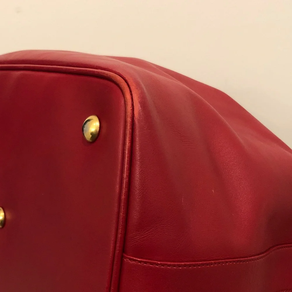 Saint Laurent luxurious red