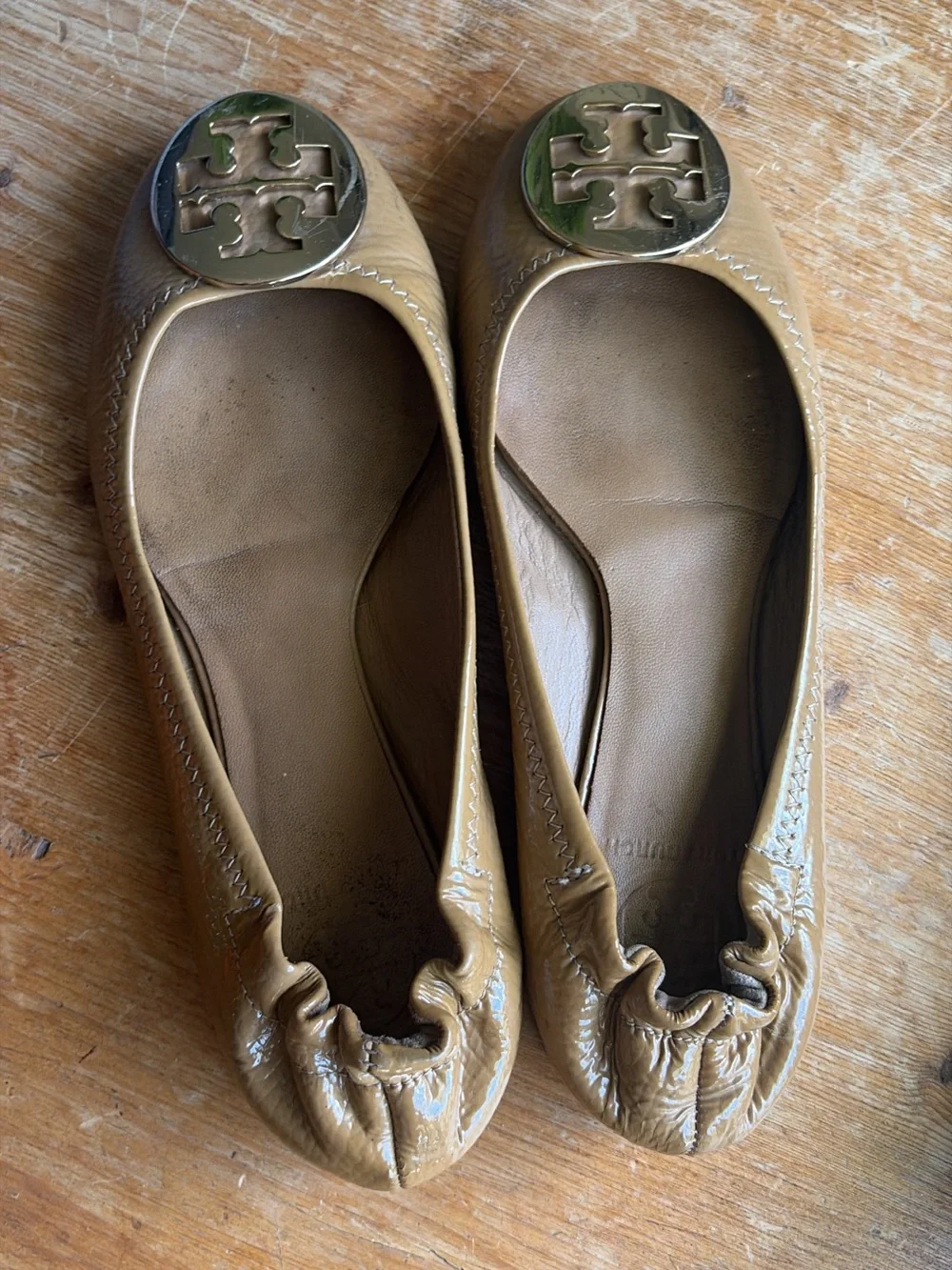 Tory Burch leather ballet