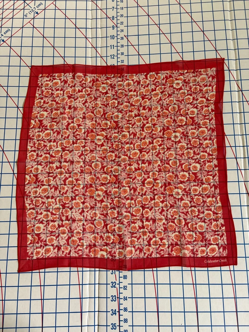 Coldwater Creek sheer floral