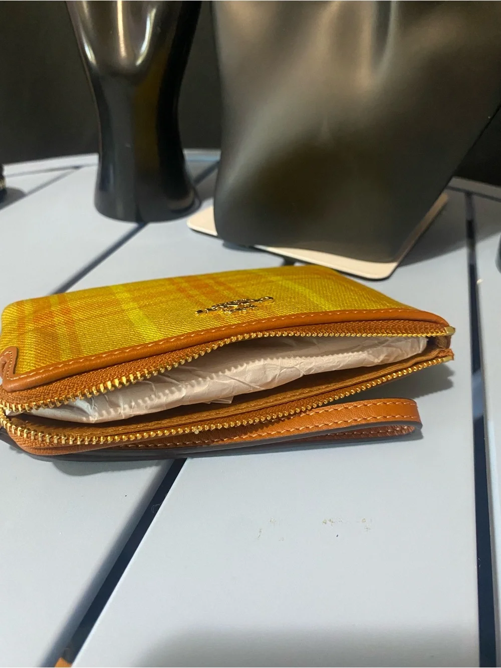 Coach wristlet pouch