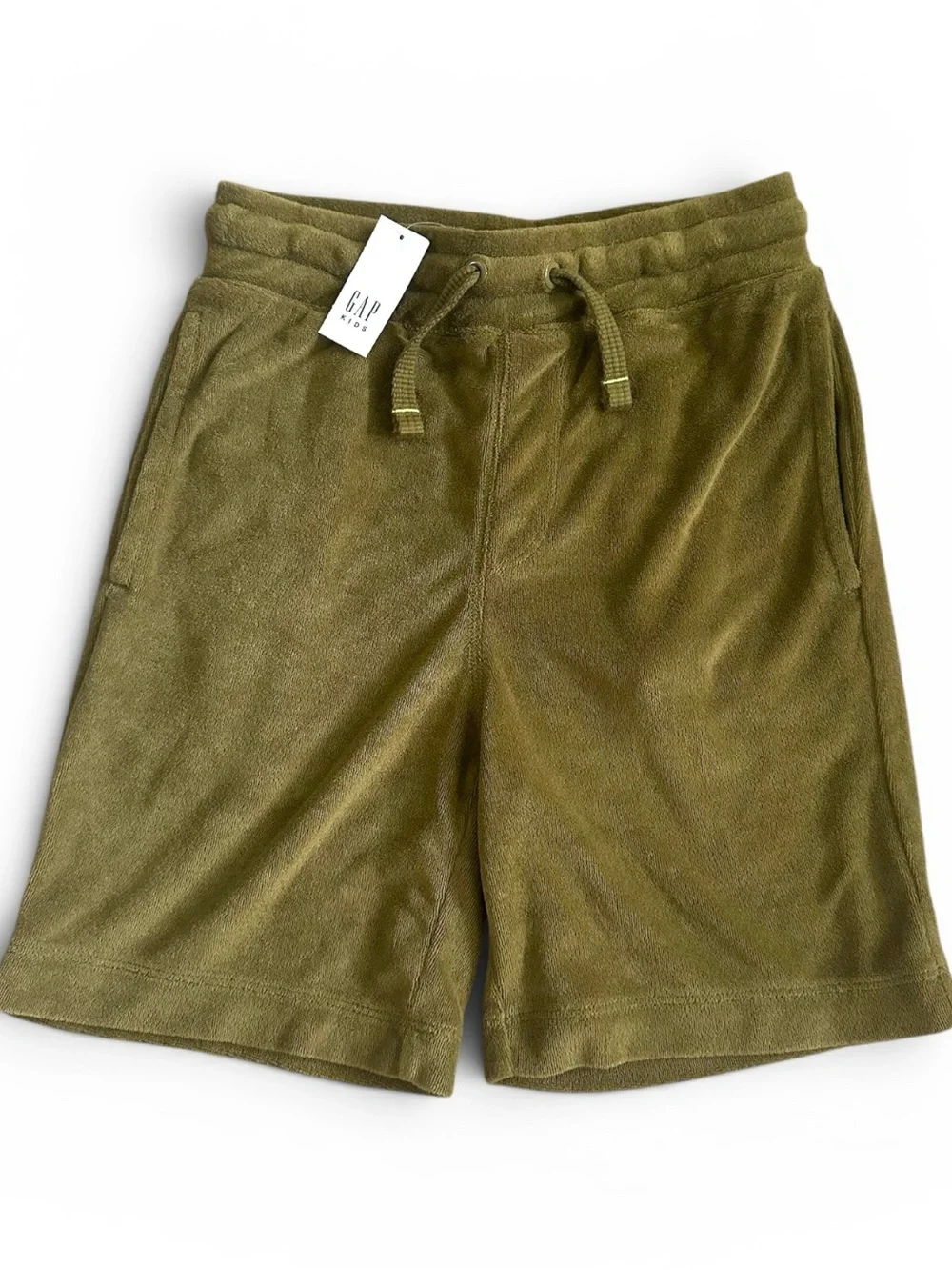 Gap Kids Olive Green Terry Pull On Shorts