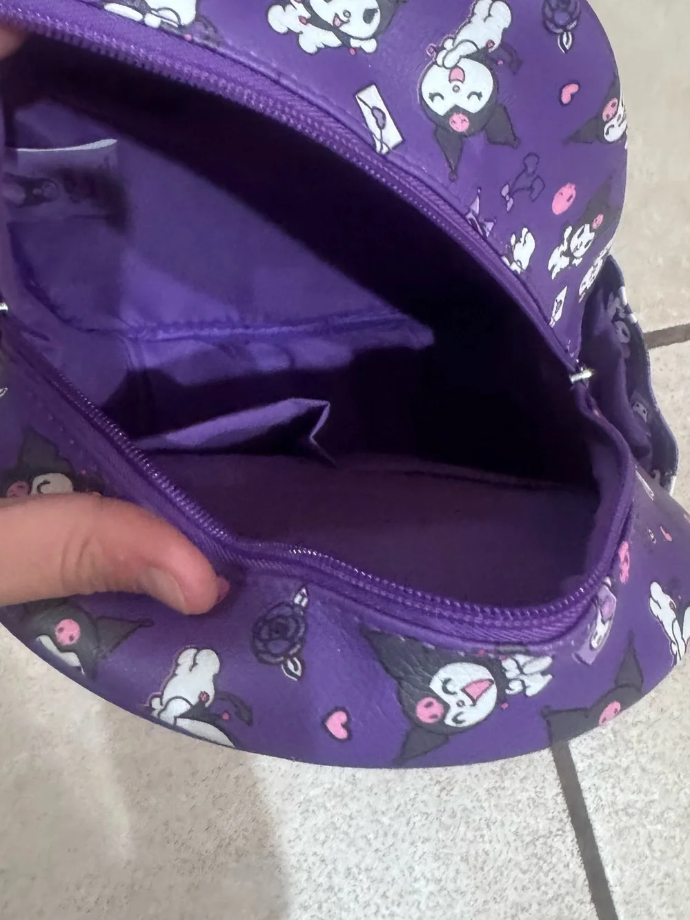 Kuromi Purple Mini Backpack - Sanrio