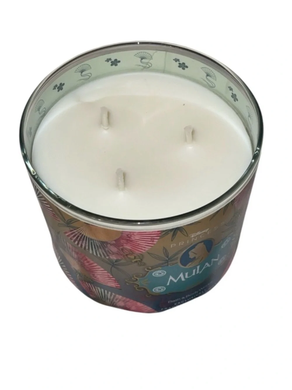 BATH & BODY WORKS DISNEY PRINCESS MULAN 3 WICK CANDLE