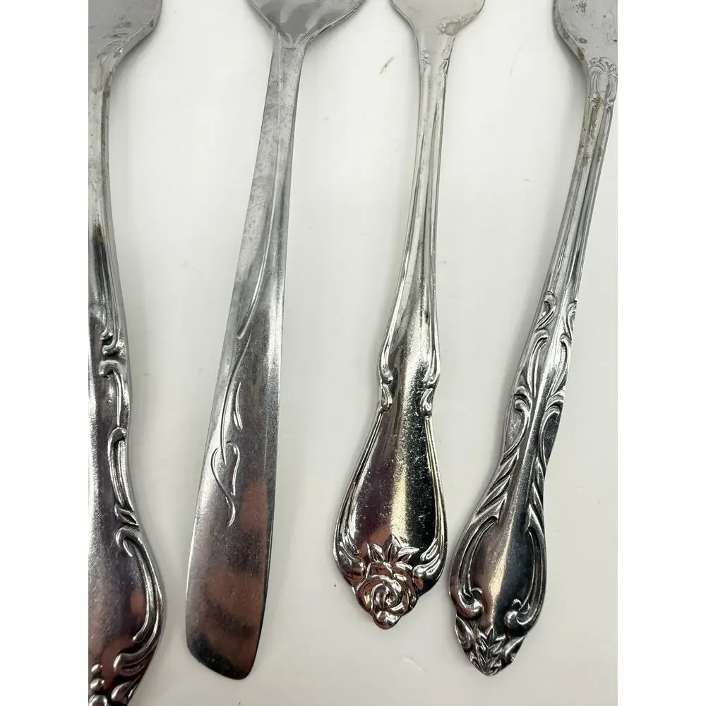 Vintage Mismatched Forks Lot Of 6 Jewelry Making Crafts Wind Chime Supply
