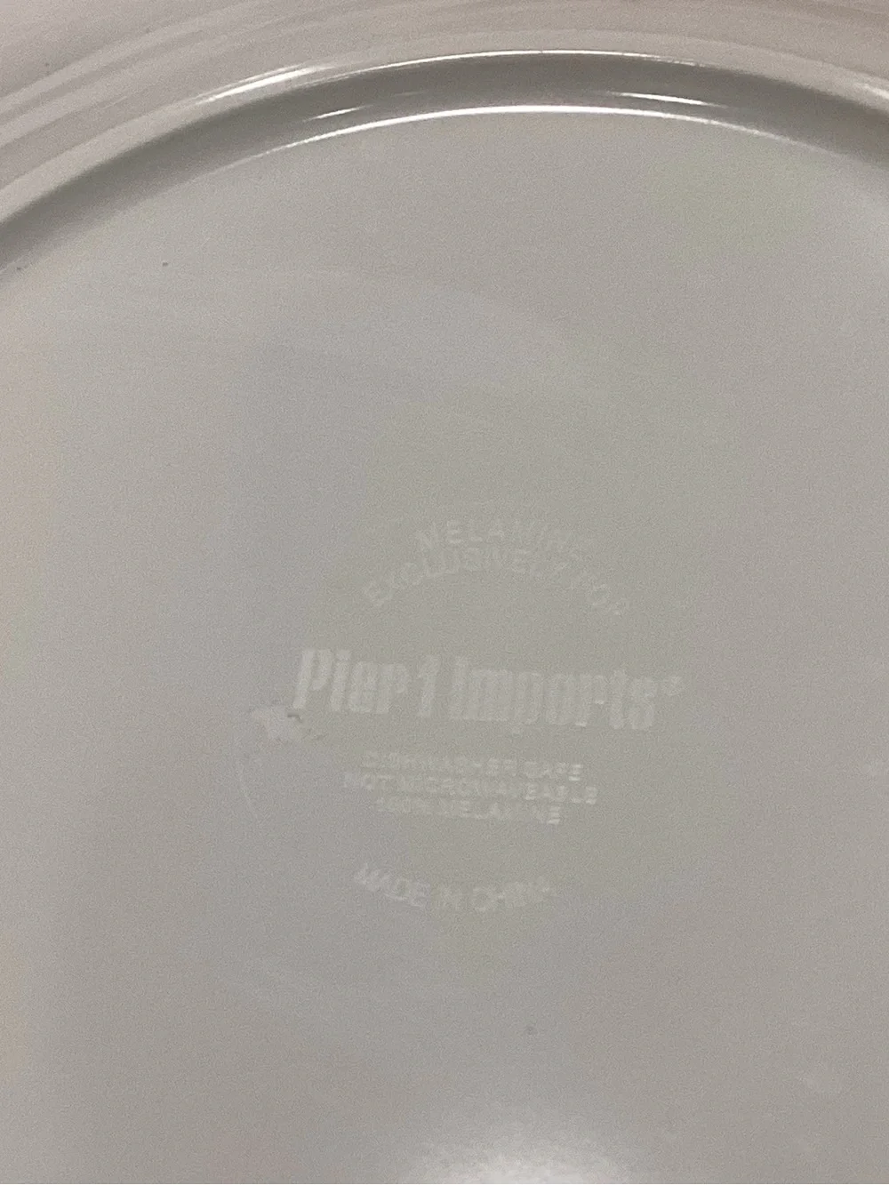 Pier 1 simple melamine