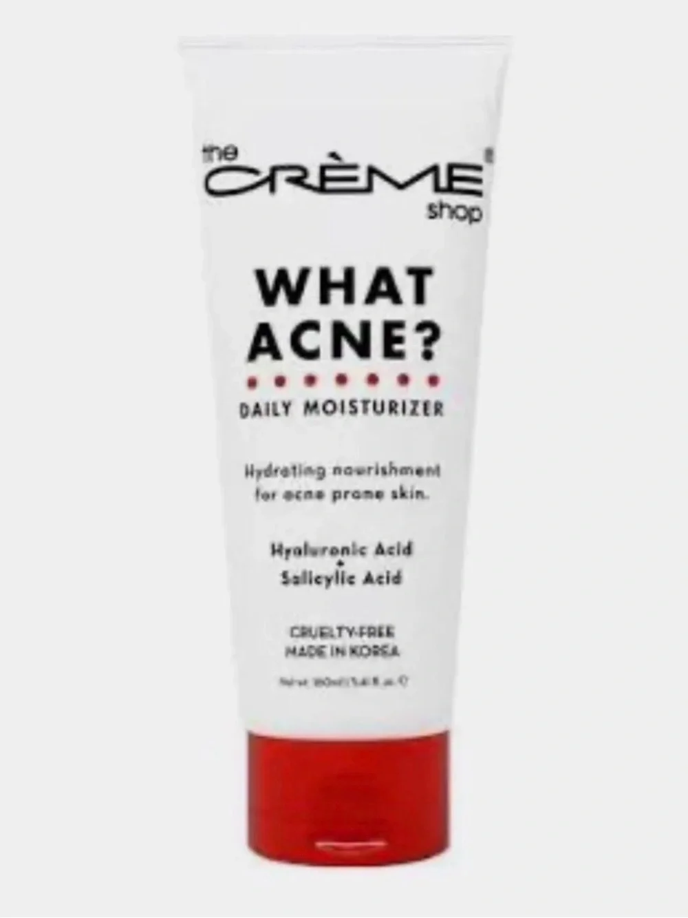 THE CRÈME SHOP- What Acne? Daily Moisturizer~Full Size, 5.4 oz 🛑NEW/SEALED🛑
