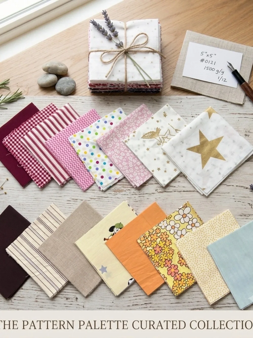 150 pcs Nostalgia Lane pre cut charm pack 5