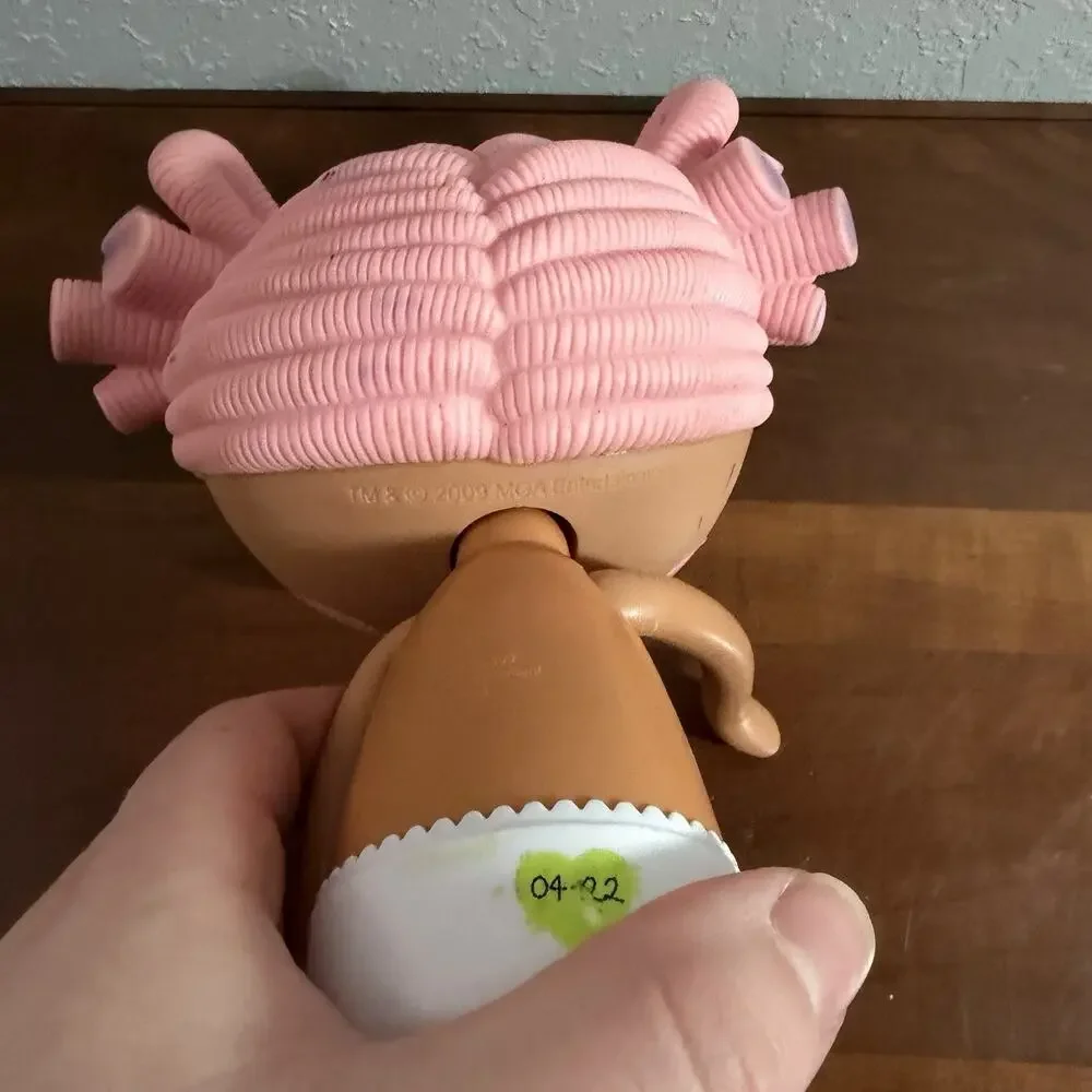 Lalaloopsy Blossom Flowerpot 12” Doll No Clothes Pink Pigtails Flower 2009 Toy