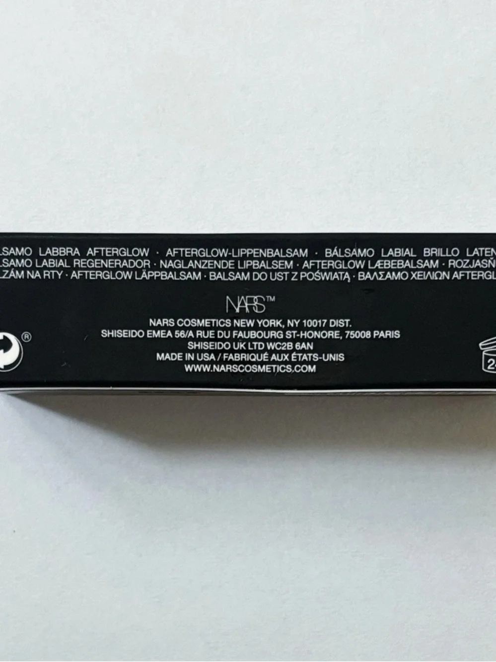 NARS afterglow lip