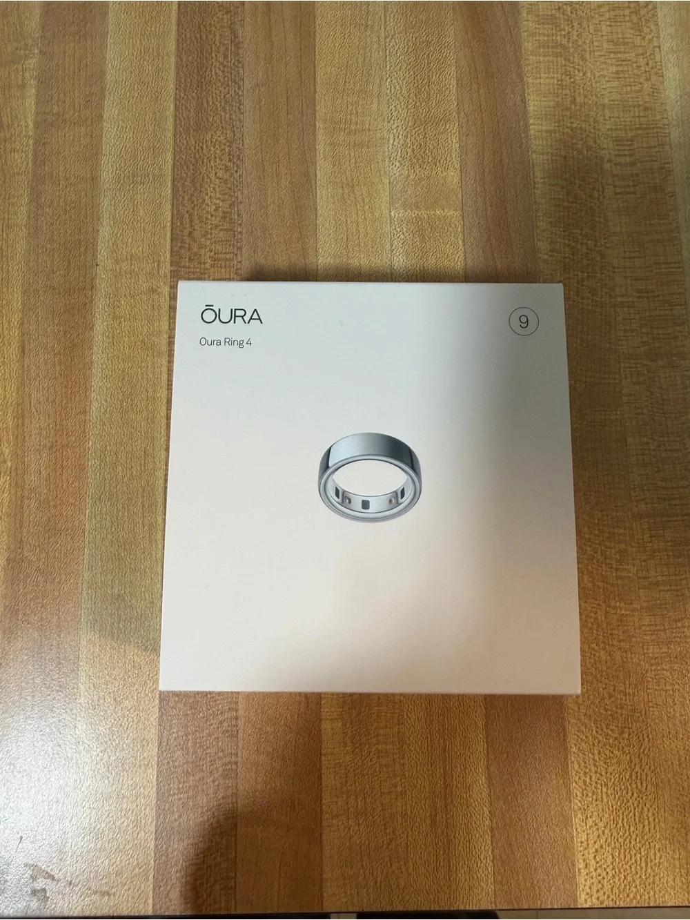 BRAND NEW Oura Ring 4 Smart Ring in Silver - SIZE 9