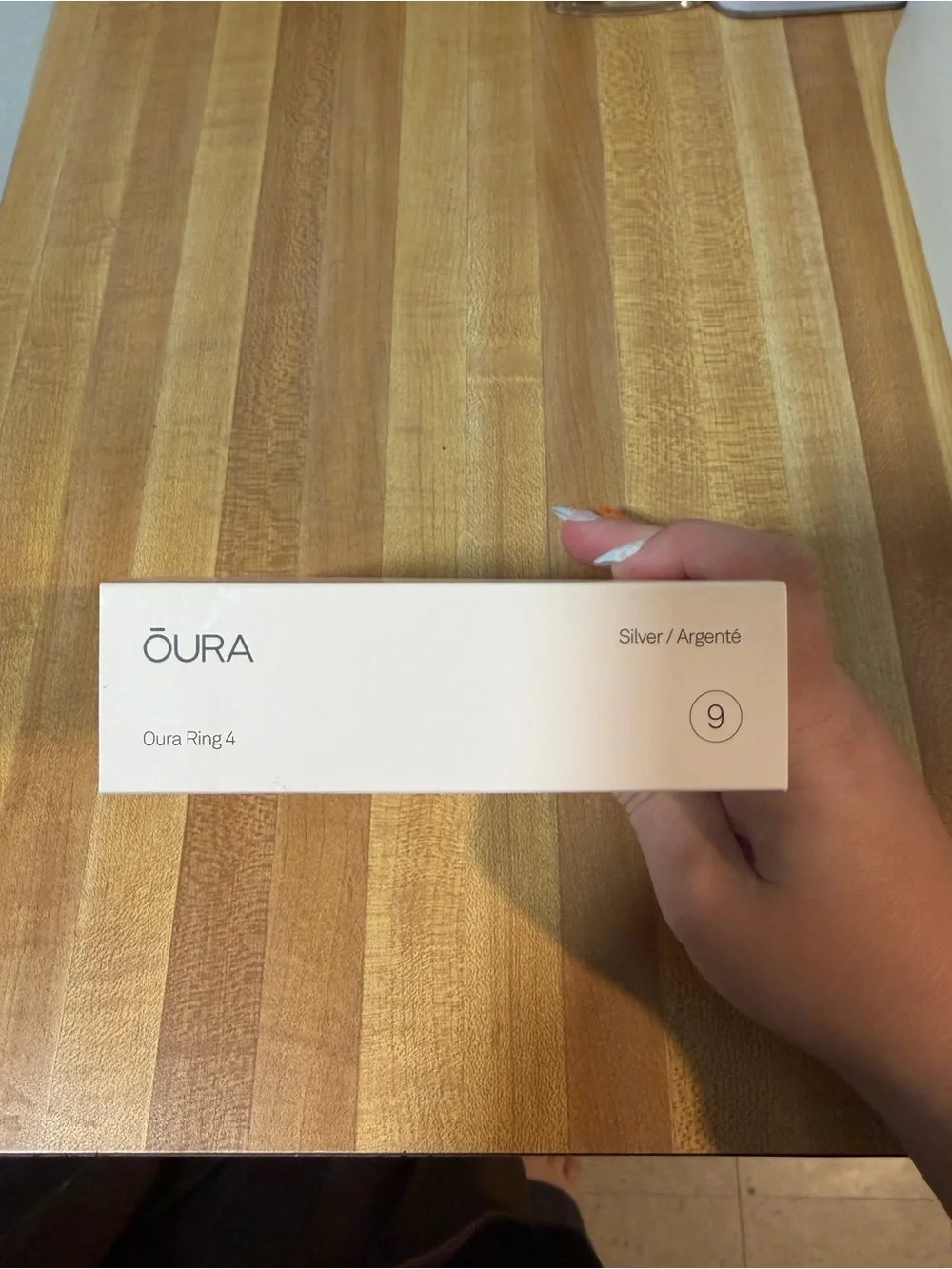 Oura ring silver