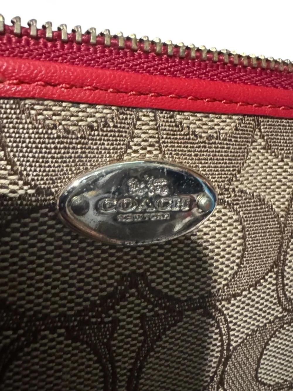 Coach wristlet signature