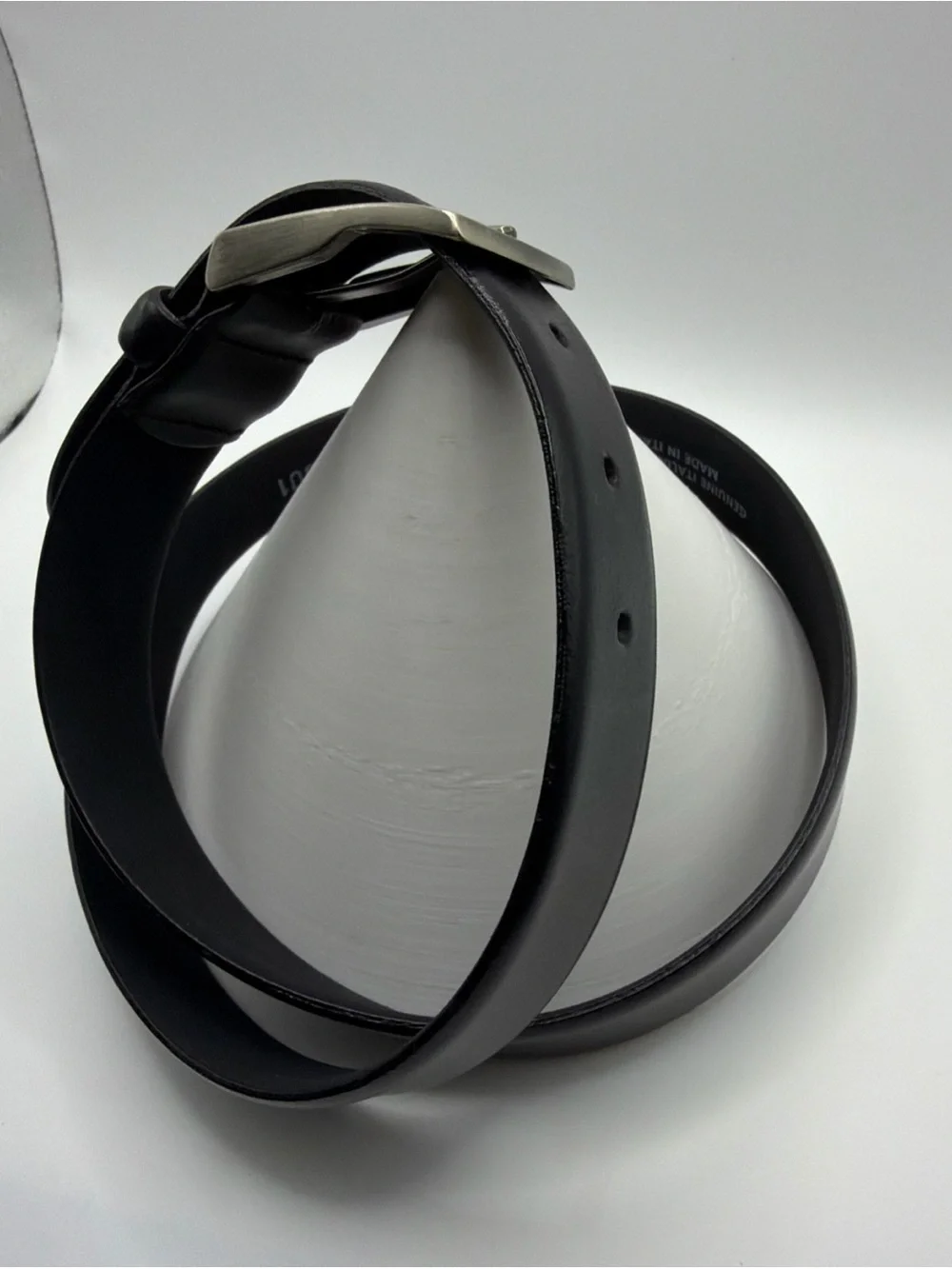Italian leather classic black