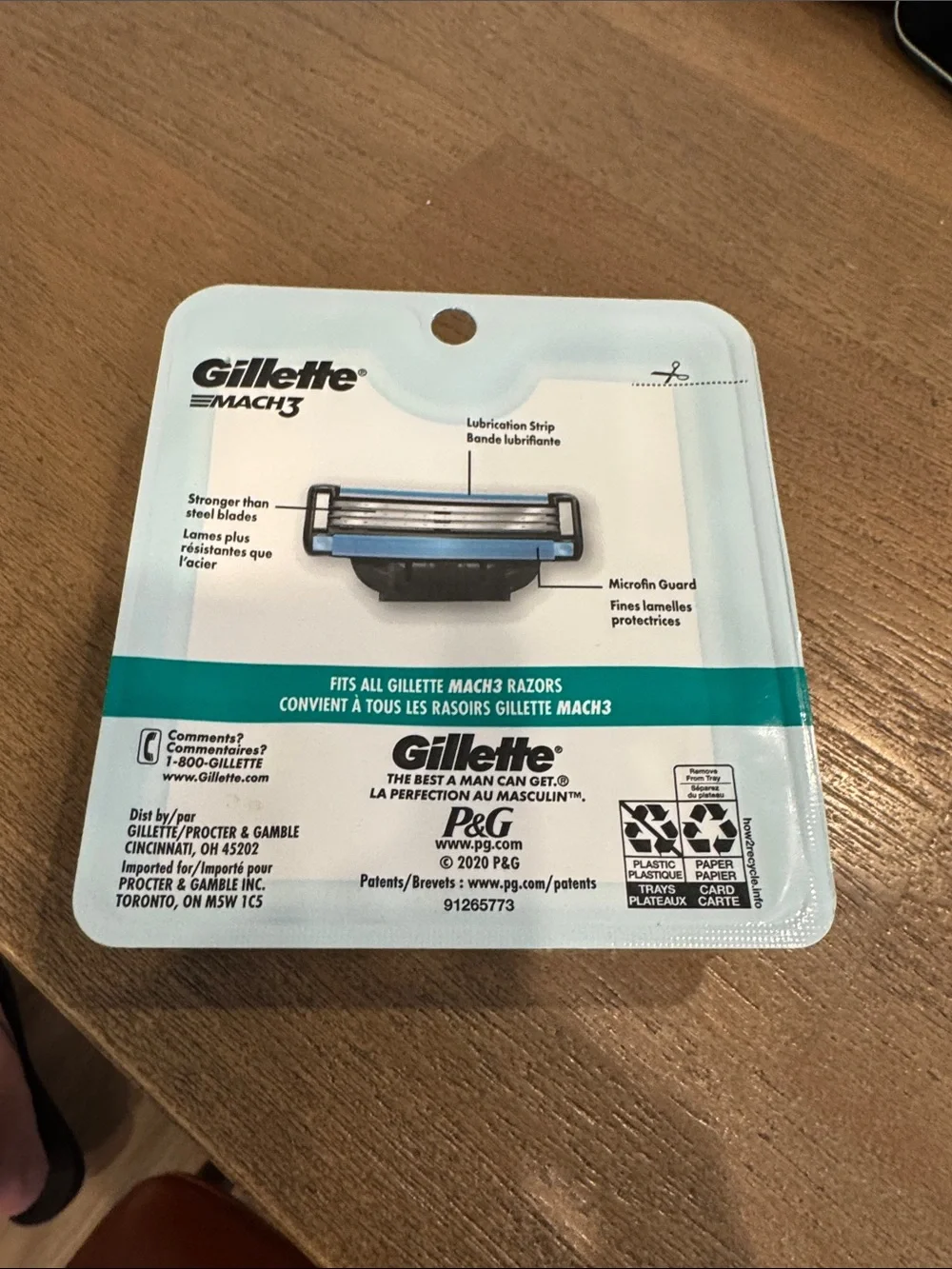 gillette mach3 replacement