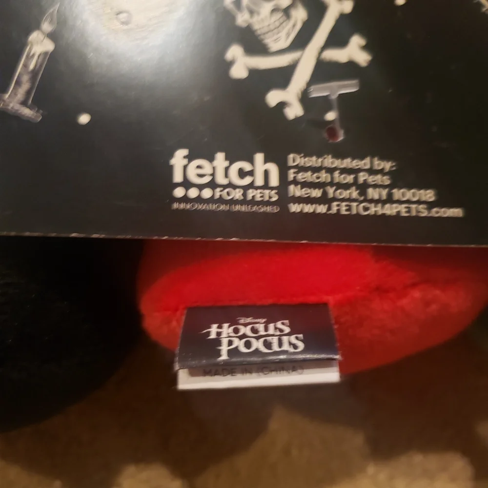 NWT Disney Hocus Pocus Sanderson Sisters Plush Dog Toy
