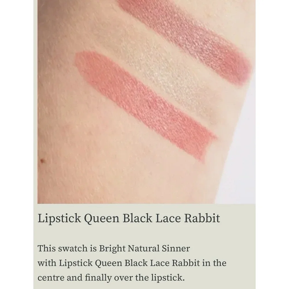 Lipstick Queen Smokey Lip Kit Black Lace Rabbit & Bright Natural Sinner New