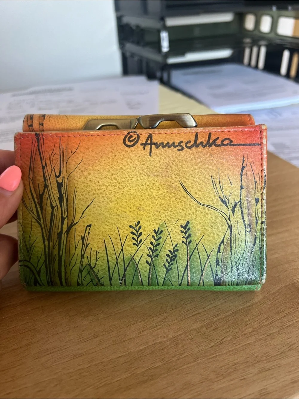 Anuschka hand painted