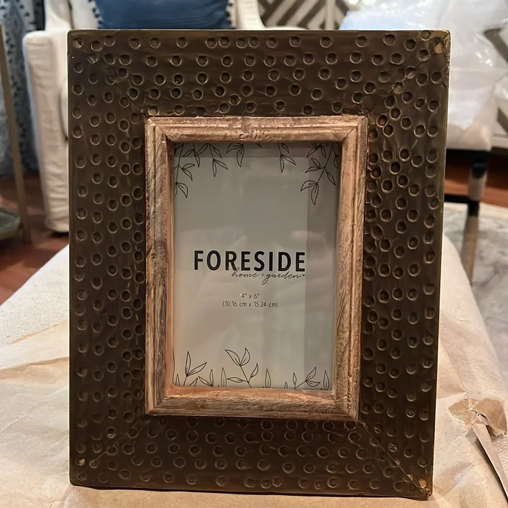 Foreside Home & Garden hammered brass